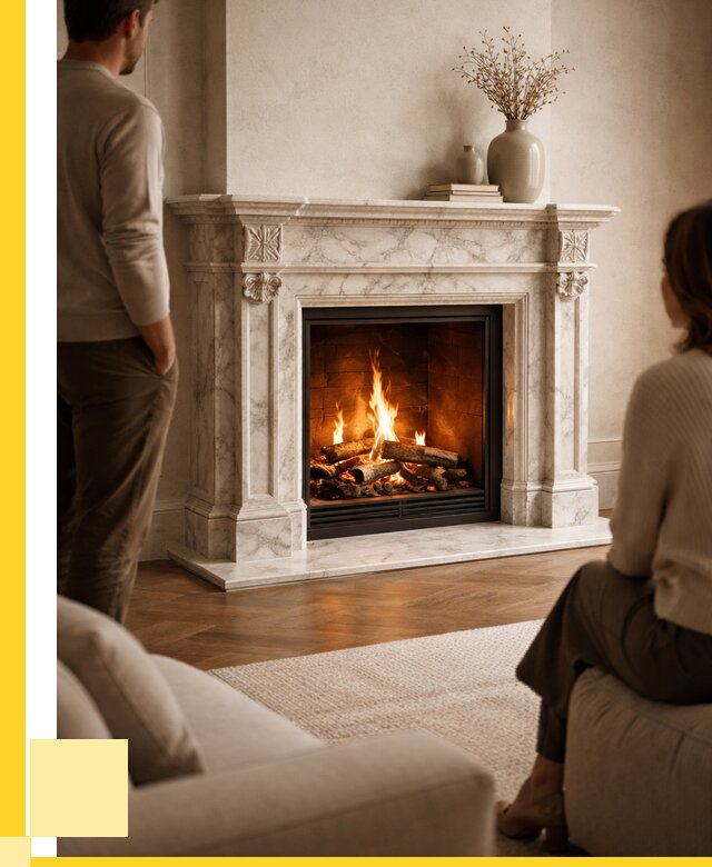 Мраморные камины под ключ в Королёве от 259925 р. | ЭриданКор