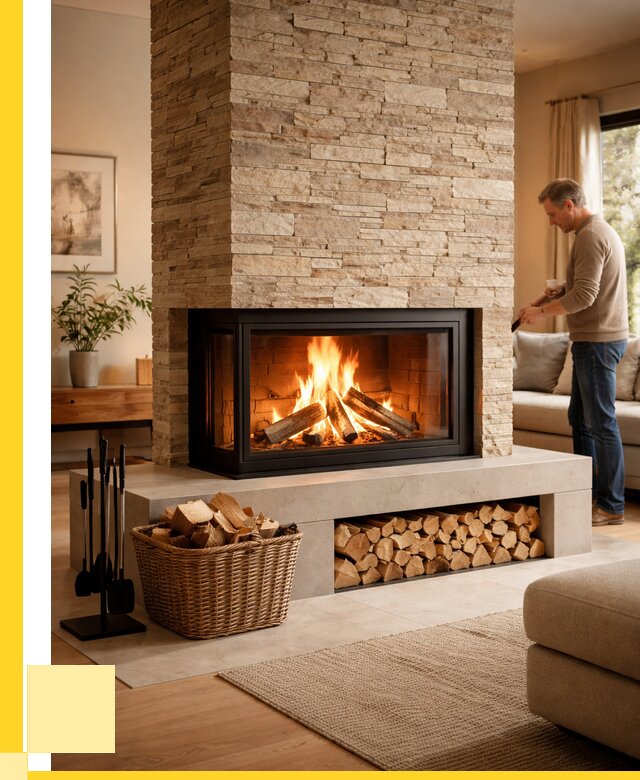 Дровяной камин под ключ в Королёве от 207940 р. | ЭриданКор