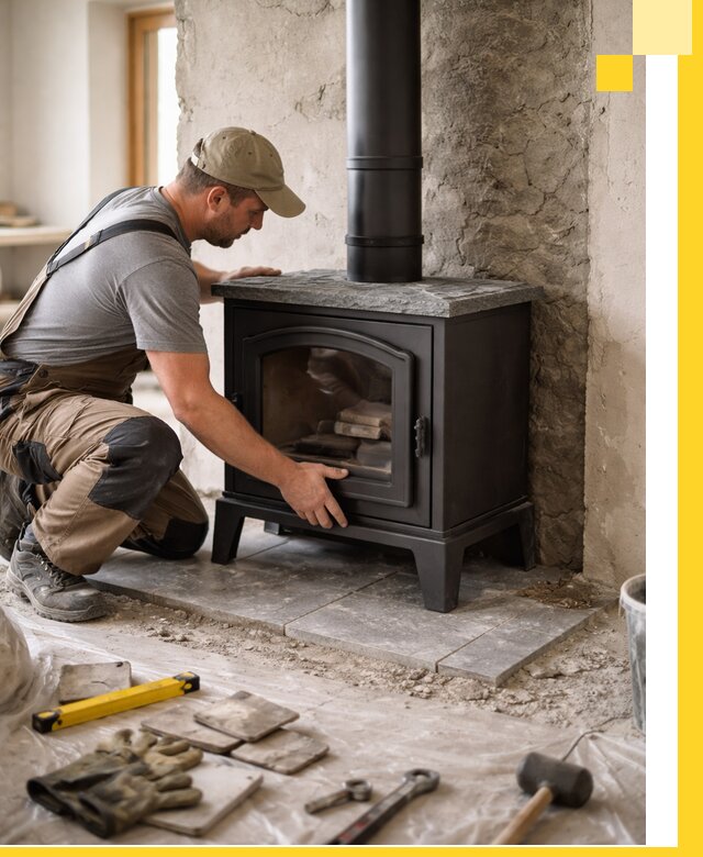 Профессиональный монтаж печей и каминов в Королёве под ключ