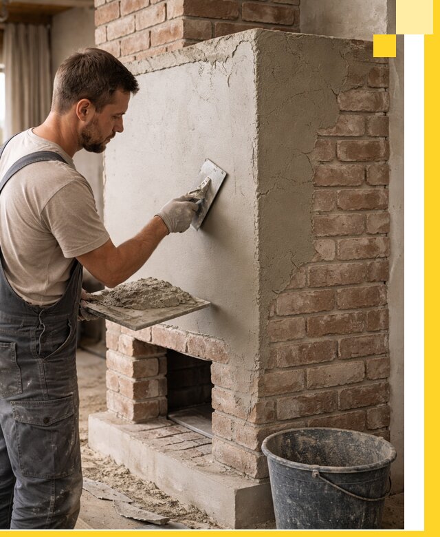 Отделка печей и облицовка каминов в Королёве под ключ