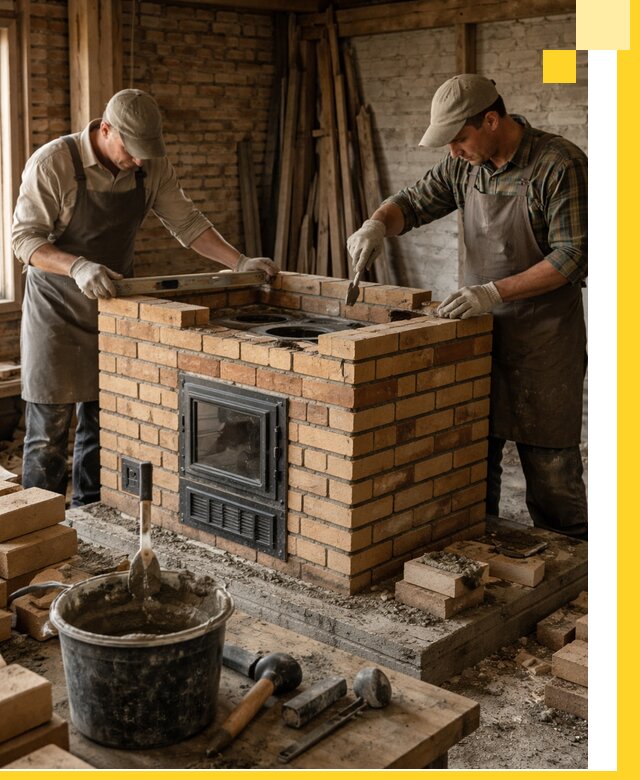 Изготовление и установка варочных печей под ключ в Королёве