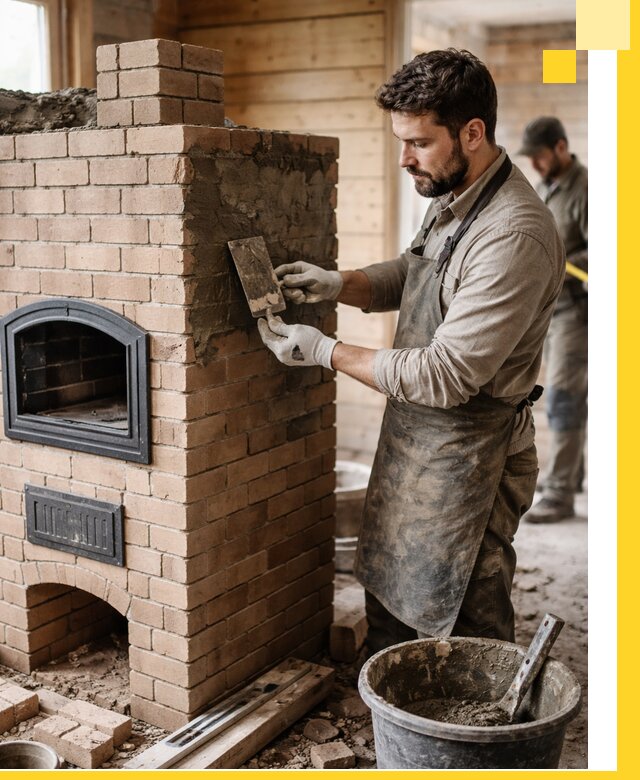 Изготовление и установка печей-шведок под ключ в Королёве