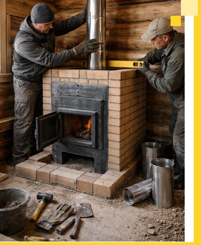 Проектирование, изготовление и установка банных печей в Королёве