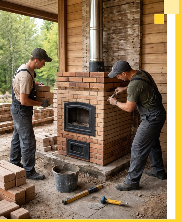 Производство и установка дачных печей под ключ в Королёве