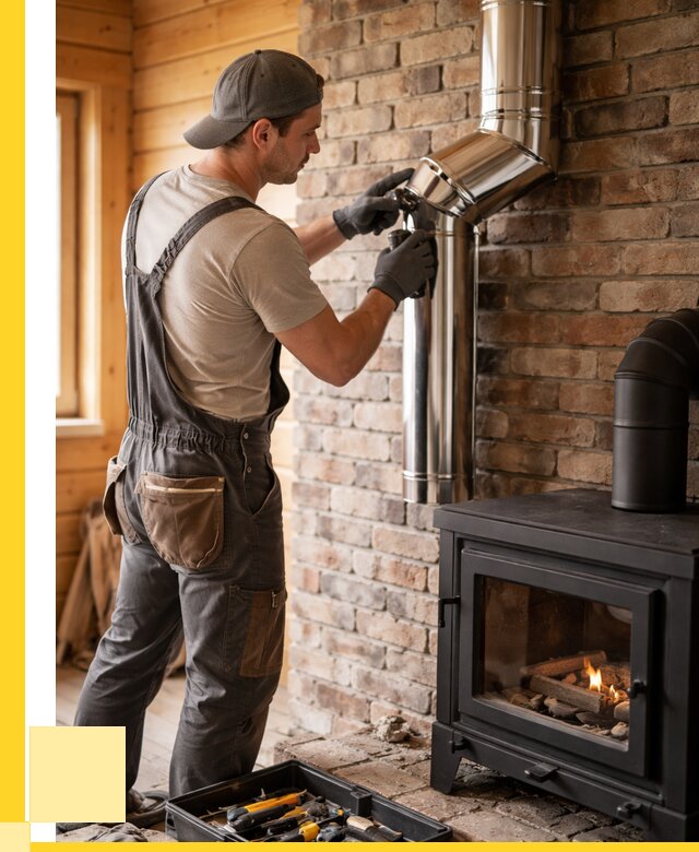 Монтаж дымоходов для печей в Королёве от 7798 р. | ЭриданКор