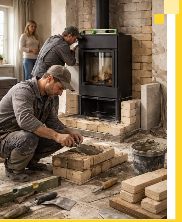 Печи и камины под ключ: проект, установка в Королёве