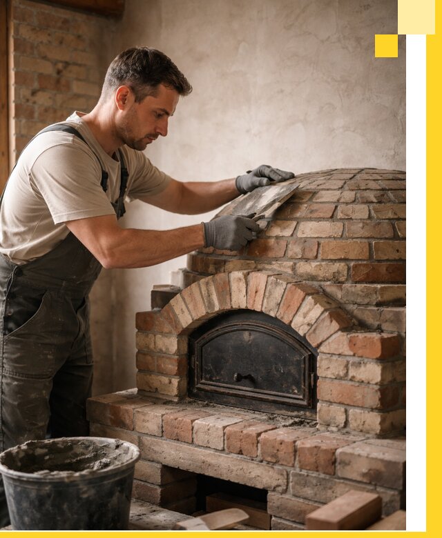 Изготовление и монтаж помпейских печей на заказ в Королёве