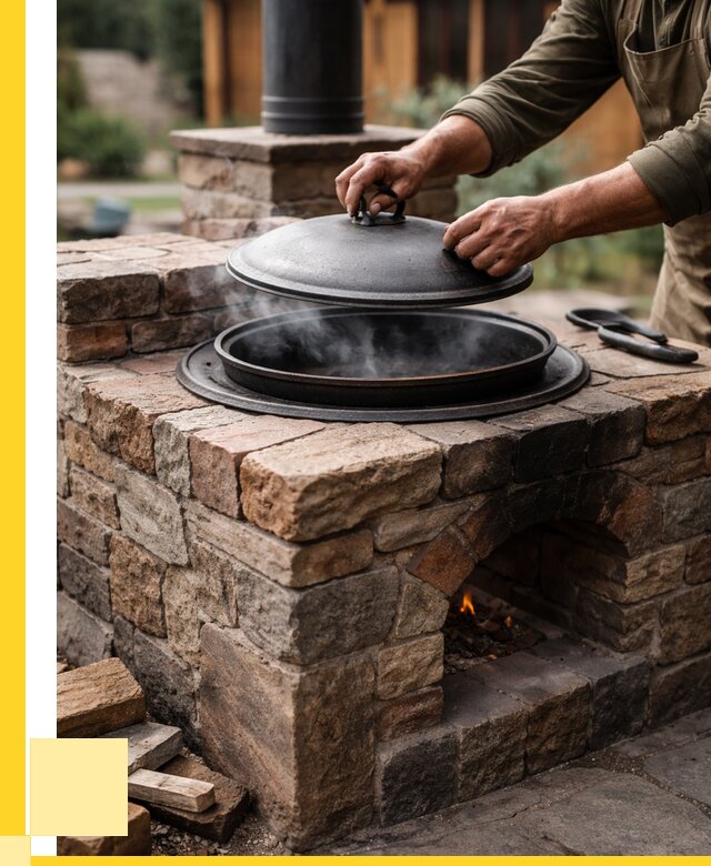 Печи для казана в Королёве по цене от 18715 р. | ЭриданКор