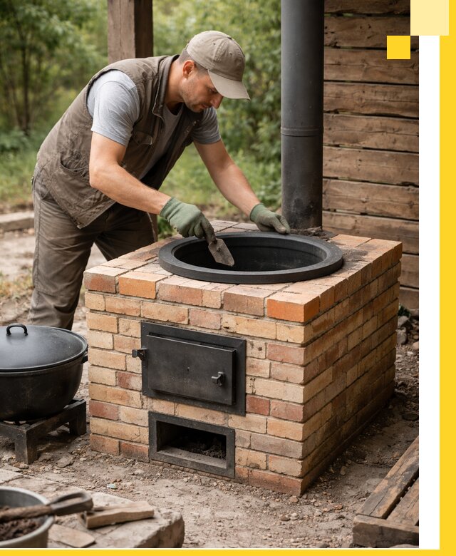 Изготовление и установка печей для казана в Королёве под ключ