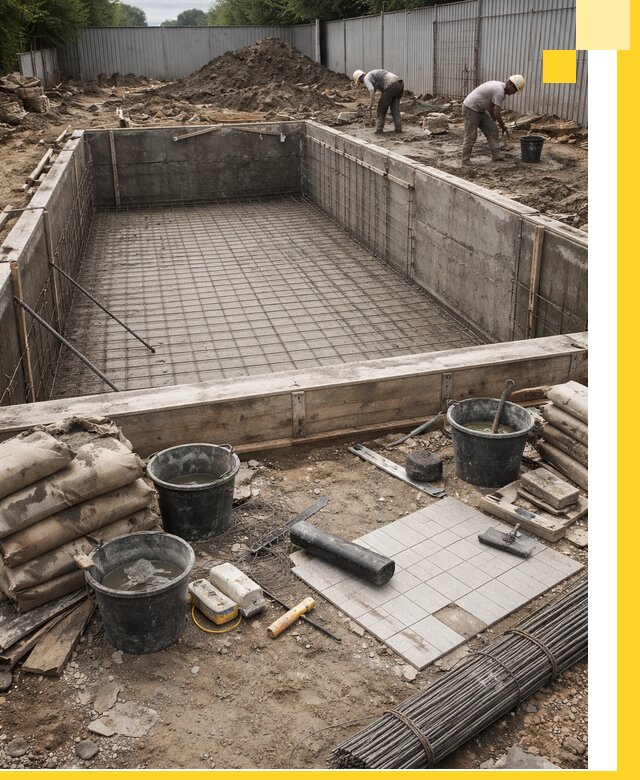 Строительство бассейнов под ключ в Королёве, дизайн и монтаж