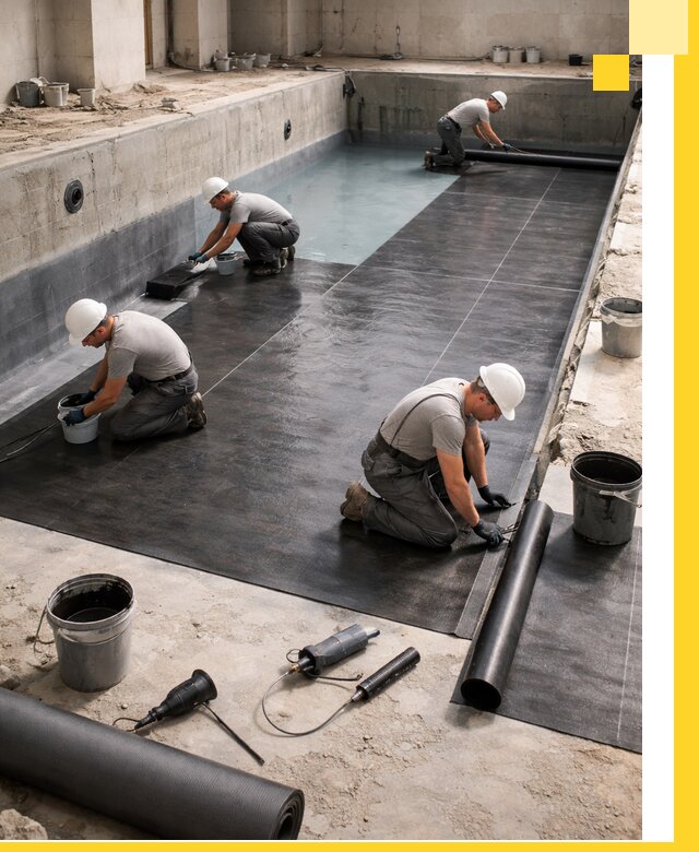 Профессиональная гидроизоляция бассейнов и чаш в Королёве под ключ