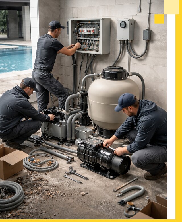 Профессиональный монтаж оборудования для бассейнов в Королёве