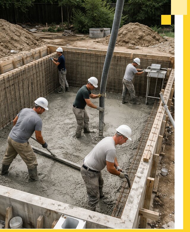 Строительство бетонных бассейнов под ключ в Королёве