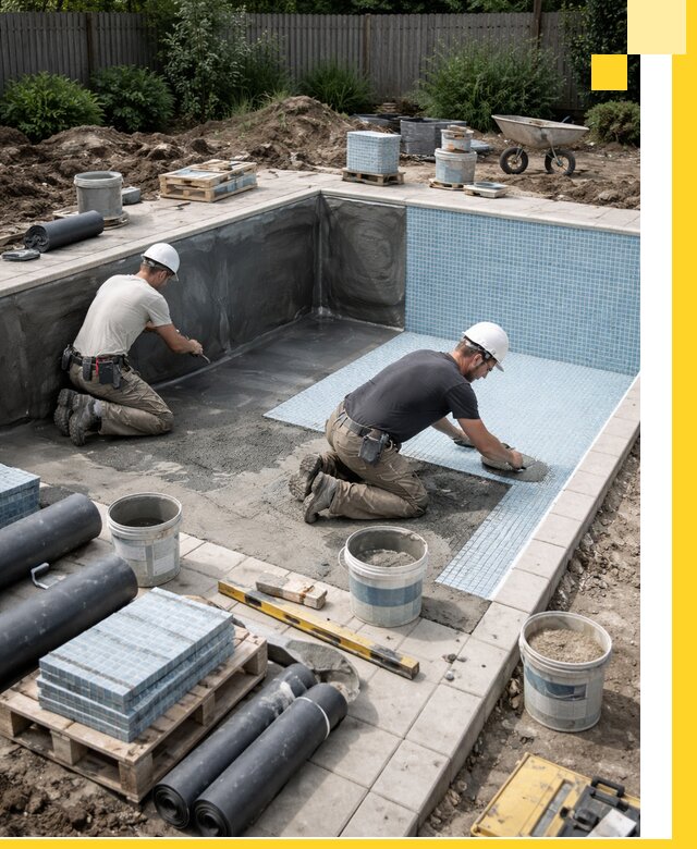 Проектирование и строительство стационарных бассейнов в Королёве