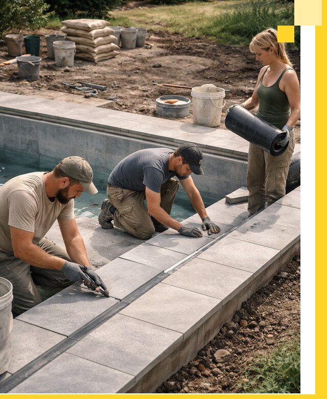 Строительство и монтаж уличных бассейнов под ключ в Королёве