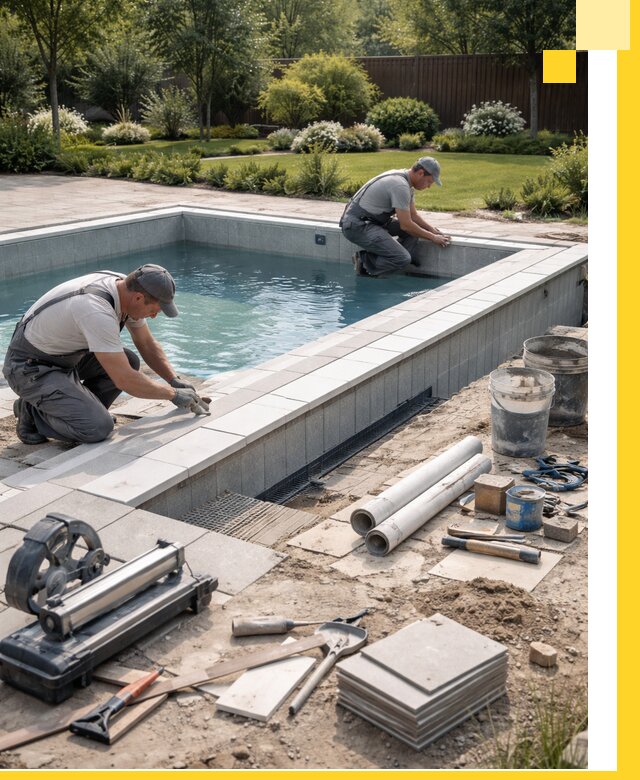 Строительство открытых бассейнов под ключ в Королёве профессионально