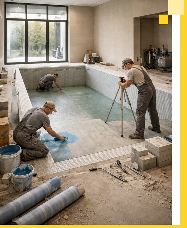 Проект и строительство закрытых бассейнов в Королёве под ключ