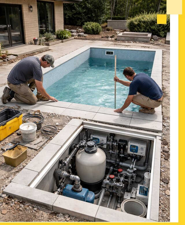 Строительство качественных домашних бассейнов под ключ в Королёве