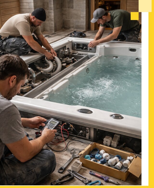 Гидромассажные бассейны под ключ в Королёве, дизайн и монтаж