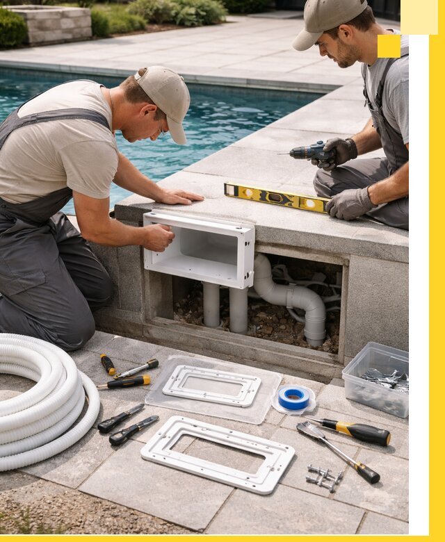 Поставка и установка скиммеров для бассейнов в Королёве