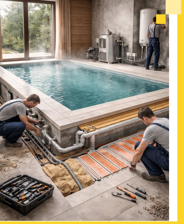 Проектирование и строительство тёплых бассейнов в Королёве