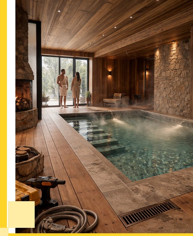 Проекты бань с бассейном под ключ в Королёве от 77978 р., ЭриданКор