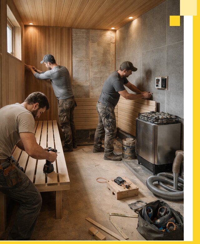 Сауны под ключ в Королёве, проектирование, строительство, отделка