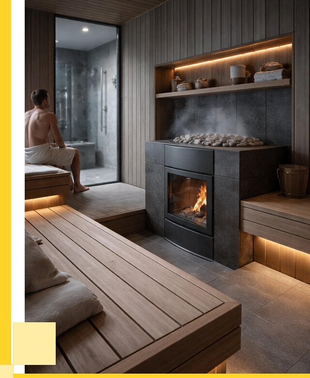 Проект сауны в частном доме в Королёве от 36390 р. | ЭриданКор
