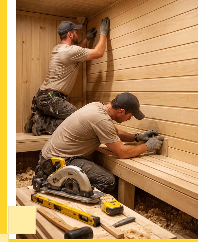 Обшивка саун вагонкой в Королёве от 2599 р. | ЭриданКор