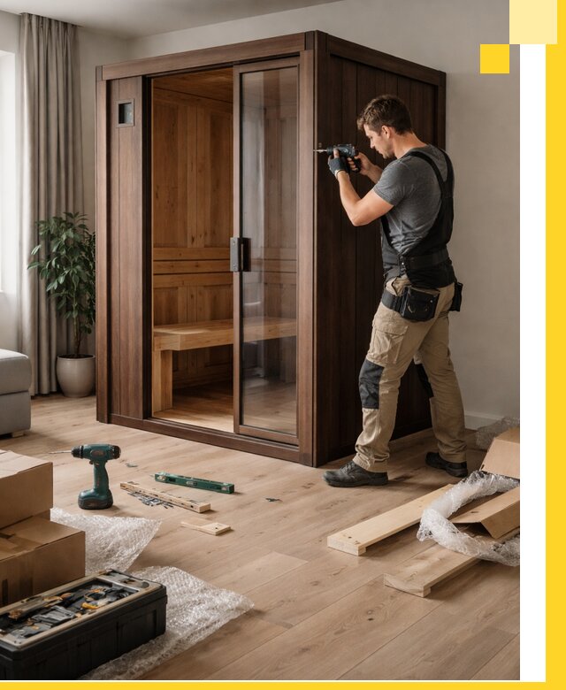 Установка и производство мини саун под ключ в Королёве