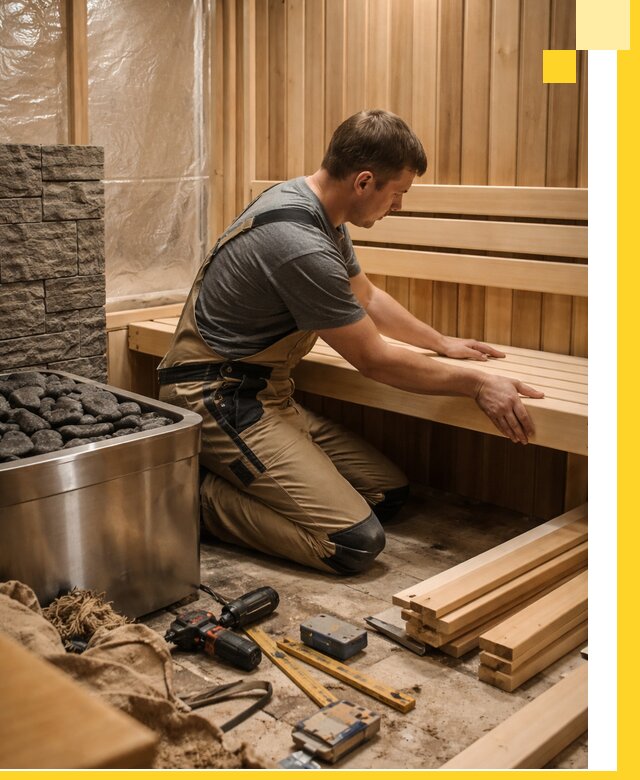 Сауны для дома под ключ с проектированием и монтажом в Королёве