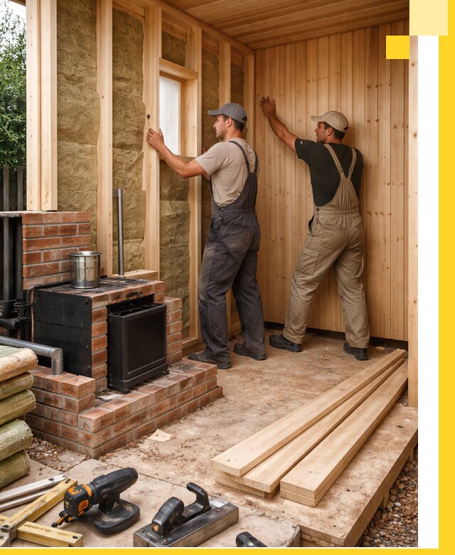 Строительство и установка дачных саун под ключ в Королёве