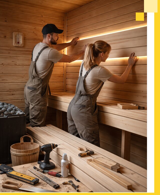 Дизайн саун и бань под ключ с индивидуальным проектом в Королёве