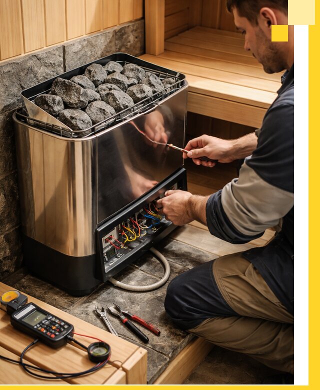 Продажа и установка электрокаменок для саун в Королёве
