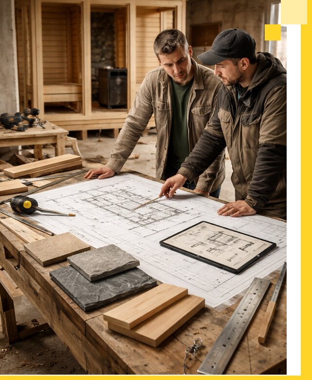 Проекты бань под ключ и планы строительства в Королёве