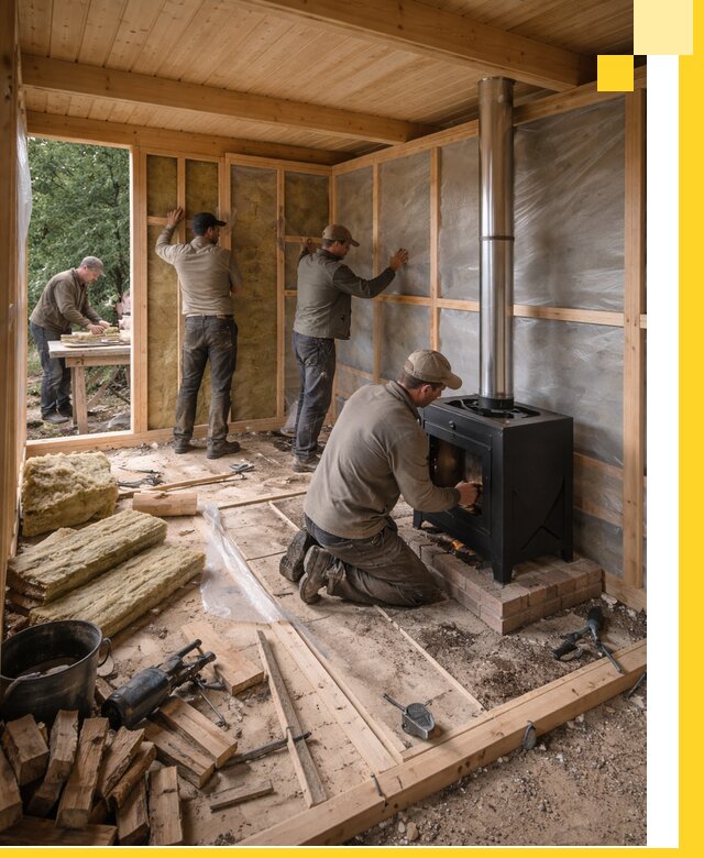 Профессиональный монтаж бань под ключ в Королёве для дома