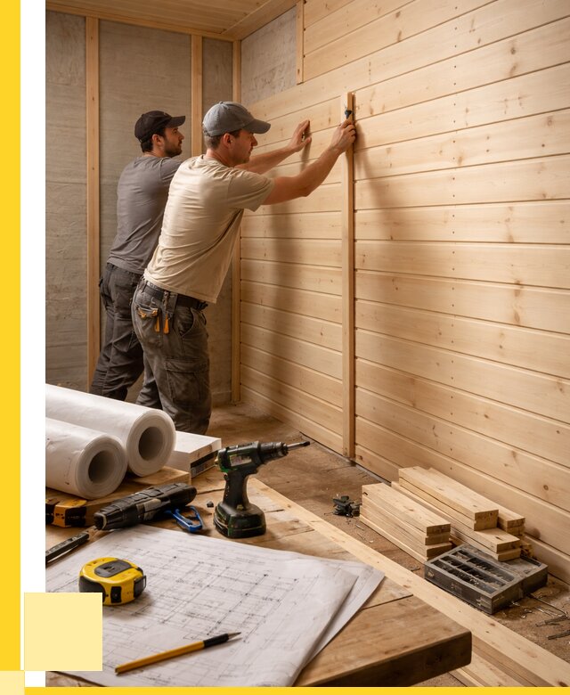 Обшивка бани вагонкой в Королёве от 1248 р., ЭриданКор