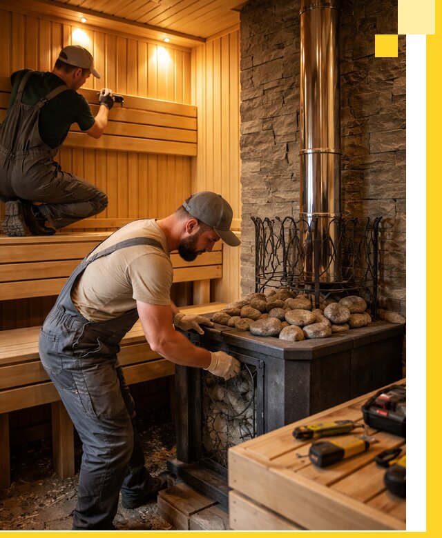 Комплексный дизайн бань, саун и зон отдыха в Королёве