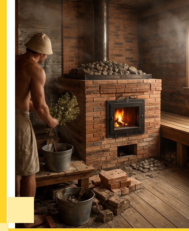 Кирпичные банные печи в Королёве от 93573 р. | ЭриданКор