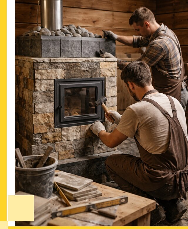 Облицовка банной печи в Королёве от 15596 р. | ЭриданКор