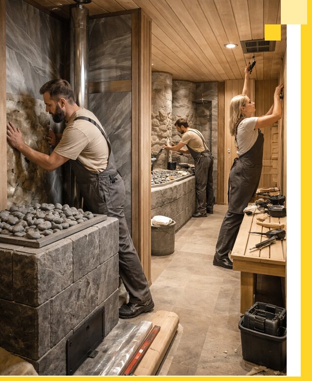 Строительство бань и SPA процедур в Королёве под ключ и отделкой