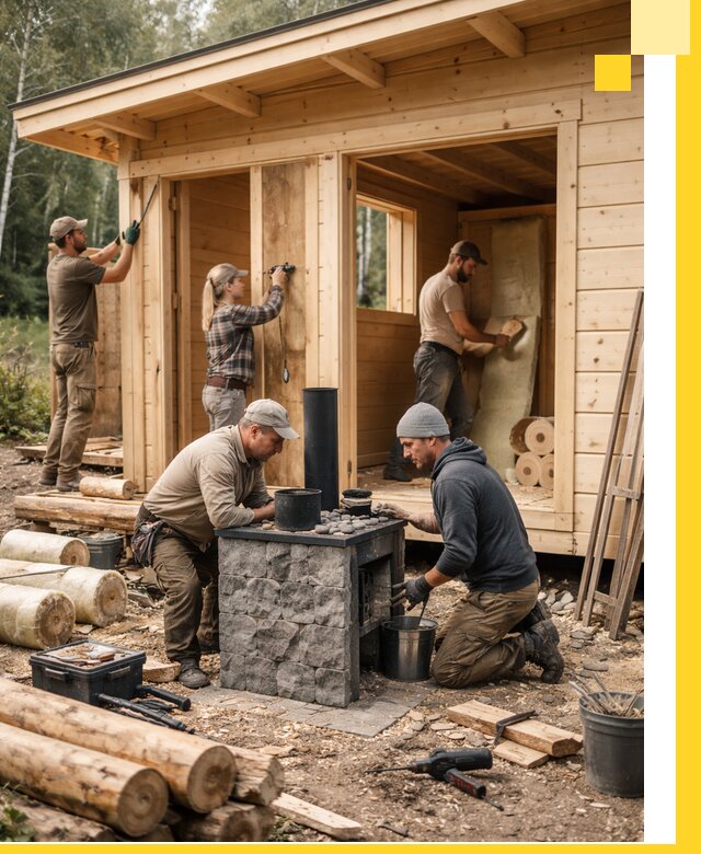 Купить баню под ключ в Королёве строительство монтаж отделка