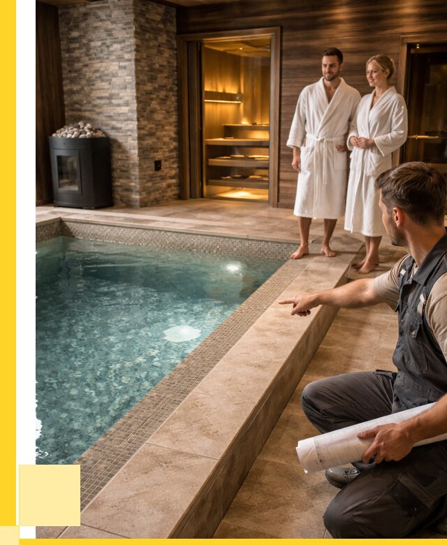 Проект бани с бассейном под ключ в Королёве от 67581 р. | ЭриданКор