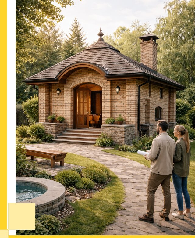 Проект кирпичной бани в Королёве от 31191 р. | ЭриданКор