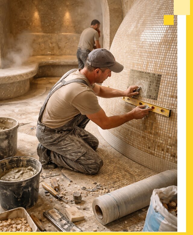 Хамам под ключ в Королёве: проектирование, строительство, отделка