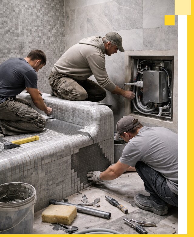 Проекты хамамов под ключ в Королёве и дизайн и строительство