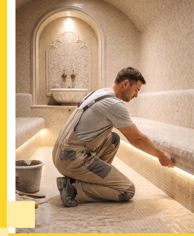 Отделка хамамов под ключ в Королёве от 5718 р. | ЭриданКор