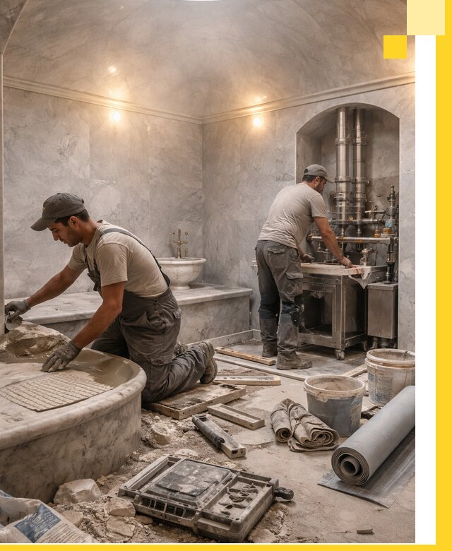 Строительство турецких бань хаммам под ключ в Королёве