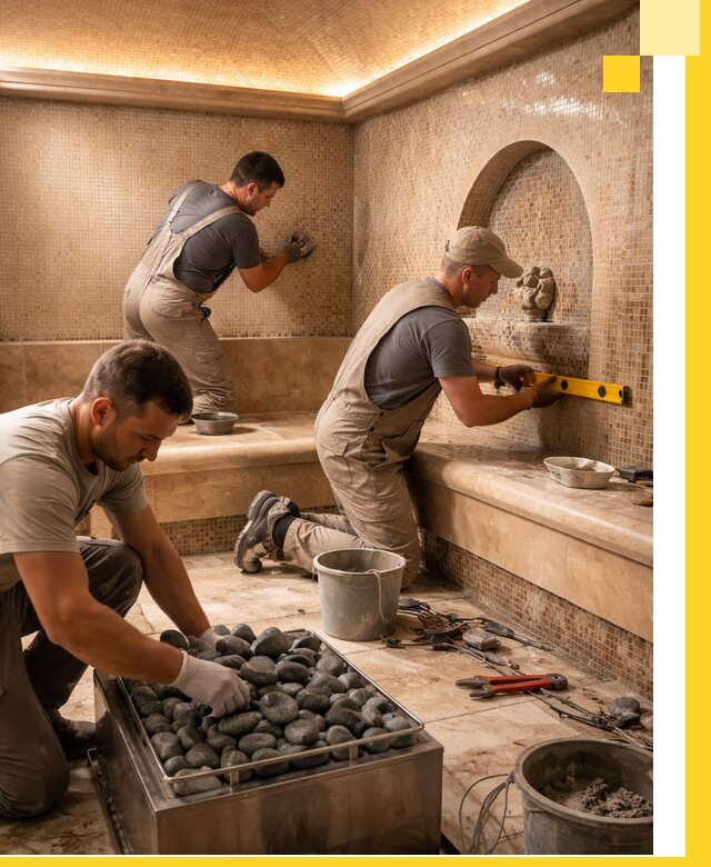 Проектирование и строительство хамама и сауны в Королёве