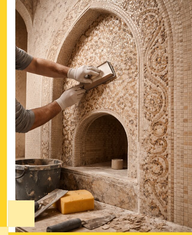 Мозаика для хамама в Королёве под ключ от 5199 р. | ЭриданКор